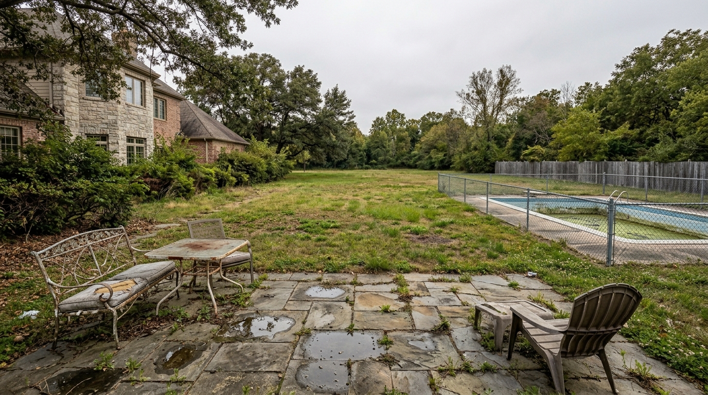 After: Lush landscape design with native plantings